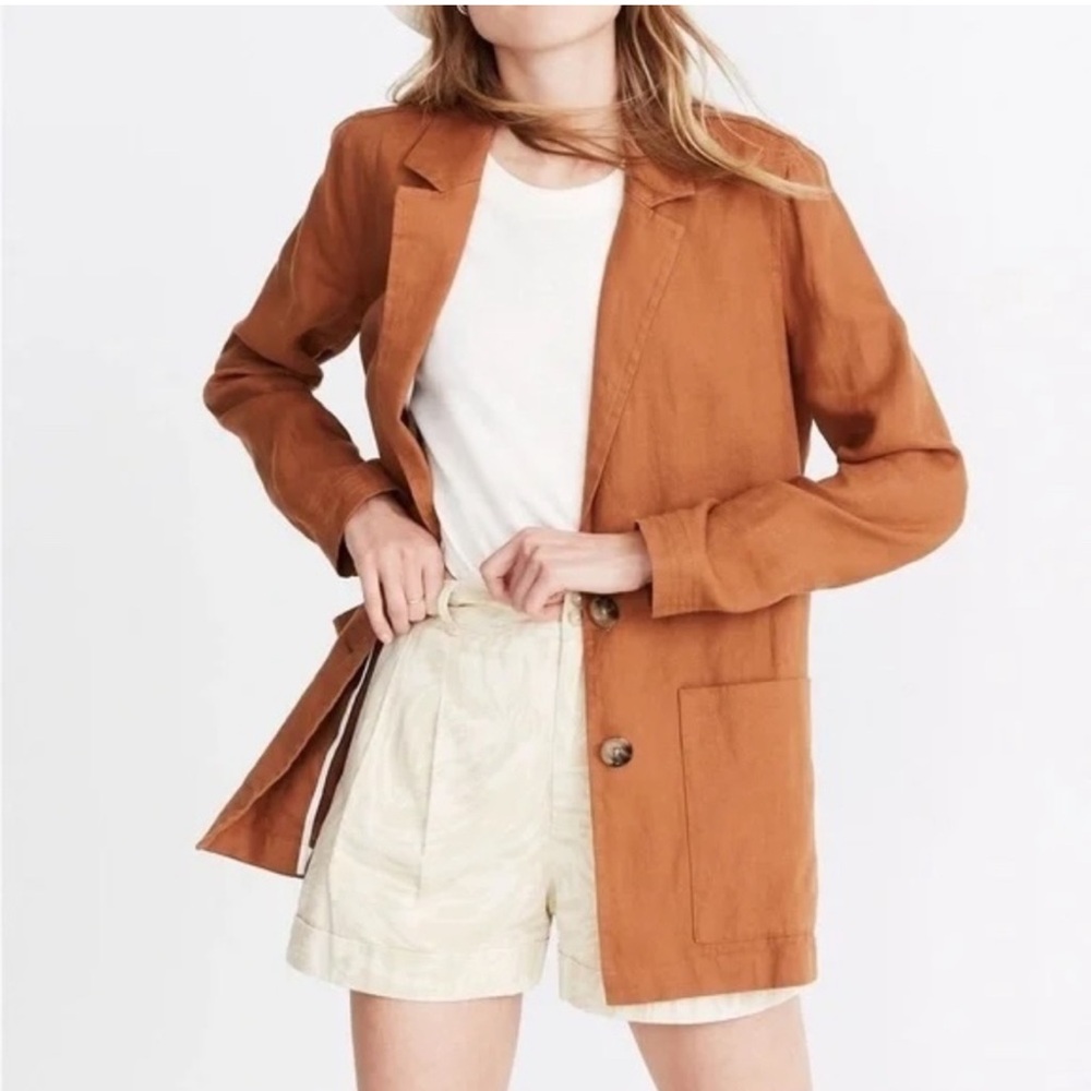 Madewell linen blazer